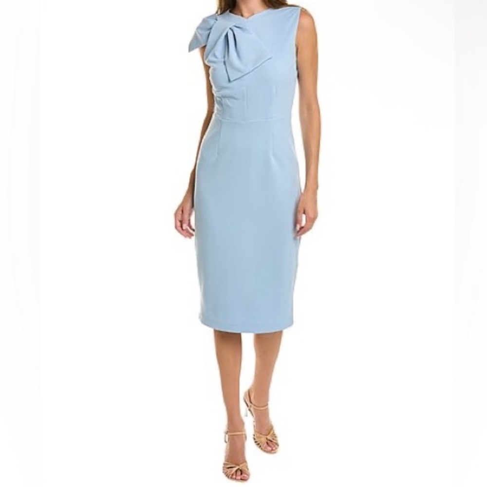 Alexia Admor NEW WITH TAGS Light Blue Midi Dress with Bow